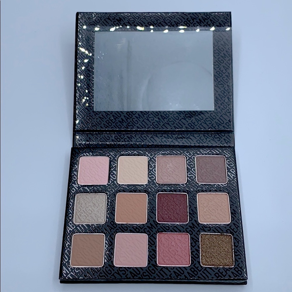 Sigma warm neutrals eye shadow palette
